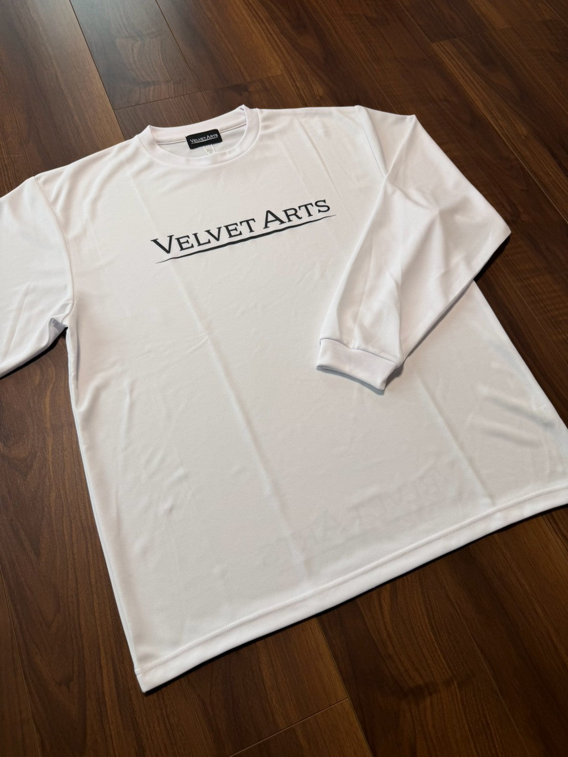 Long Sleeve Dry T-Shirt Gothic Logo - VELVET ARTS