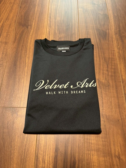 Long Sleeve Dry T-Shirt Script Logo - VELVET ARTS