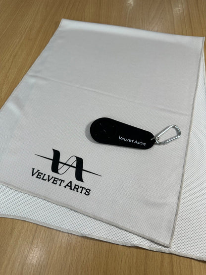 Cooling Dry Towel and Towel Holder Set - VELVET ARTS