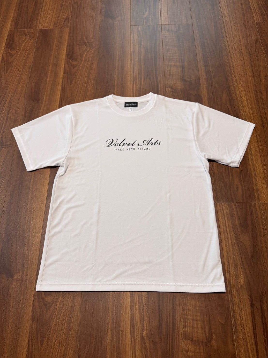 Short Sleeve Dry T-Shirt Script Logo - VELVET ARTS