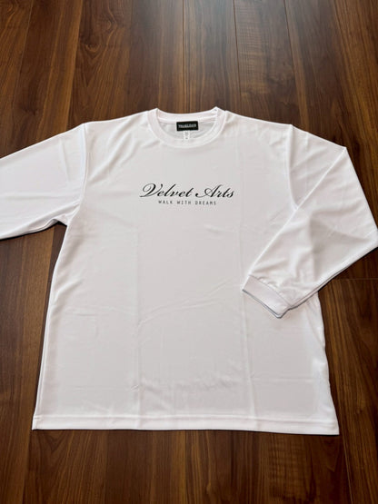 Long Sleeve Dry T-Shirt Script Logo - VELVET ARTS