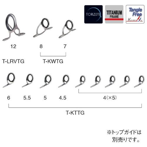 TORZITE Tai Rubber Guide Set Titanium - Fuji
