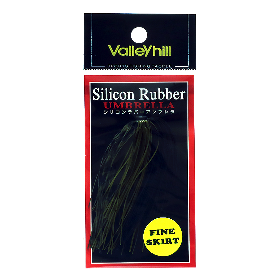 Silicone Rubber   Umbrella   Fine Rubber Jig Colors - Valleyhill