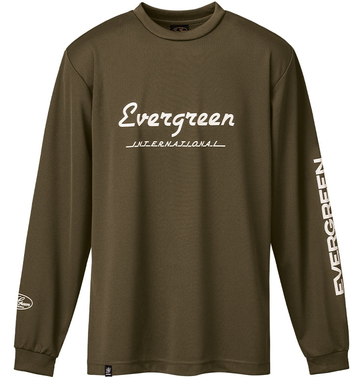 E.G. Dry Long Sleeve T-Shirt Type F - EVERGREEN