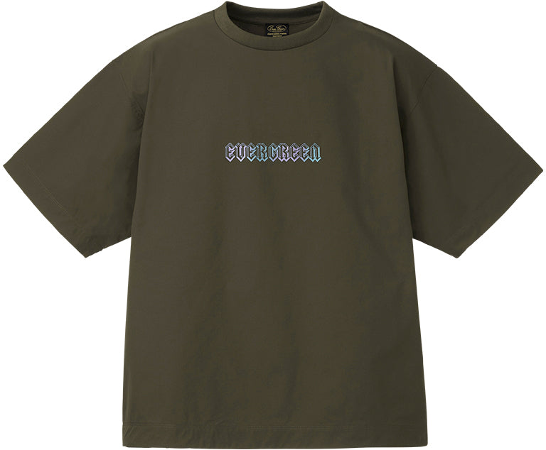 E.G. Micro Ripstop Loose Fit T-Shirt - EVERGREEN