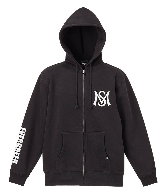 MS-modo Full-Zip Hoodie - EVERGREEN