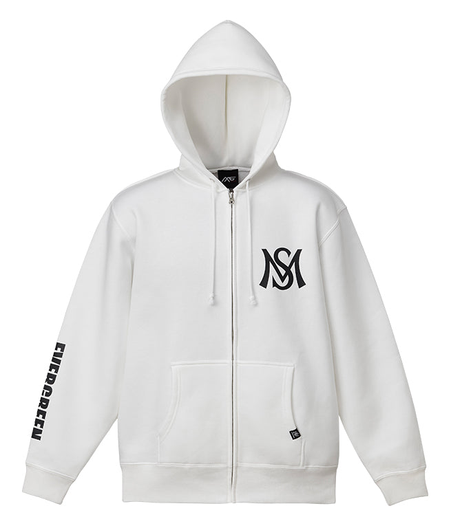 MS-modo Full-Zip Hoodie - EVERGREEN