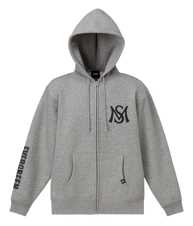 MS-modo Full-Zip Hoodie - EVERGREEN