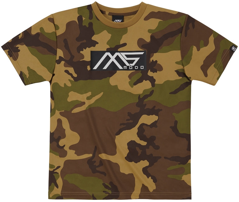 MS-modo Camouflage Dry T-Shirt - EVERGREEN