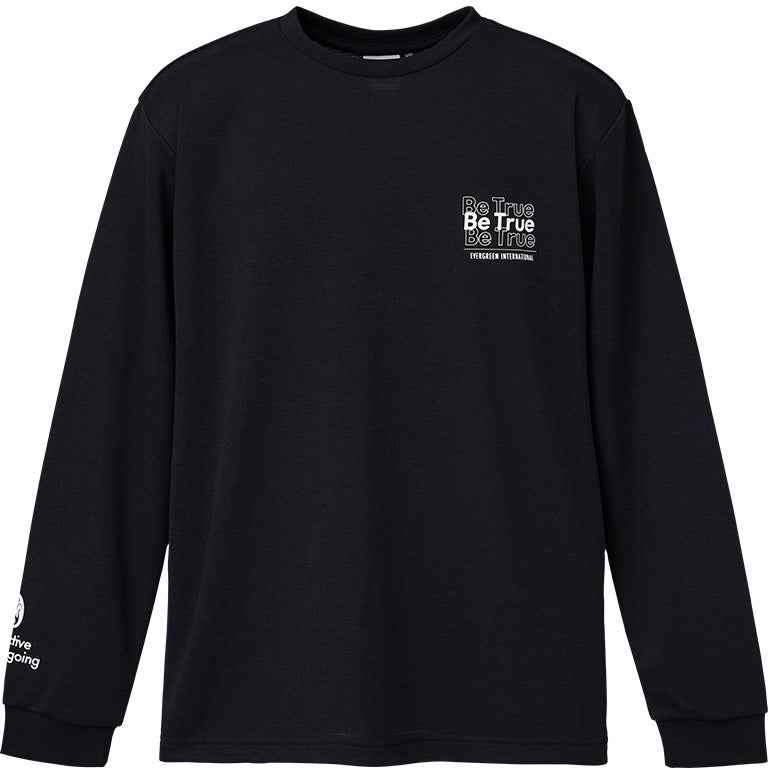 B-TRUE Drymix Long Sleeve T-Shirt Type 1 - EVERGREEN