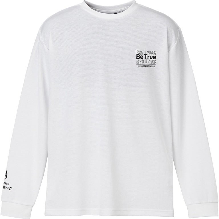 B-TRUE Drymix Long Sleeve T-Shirt Type 1 - EVERGREEN