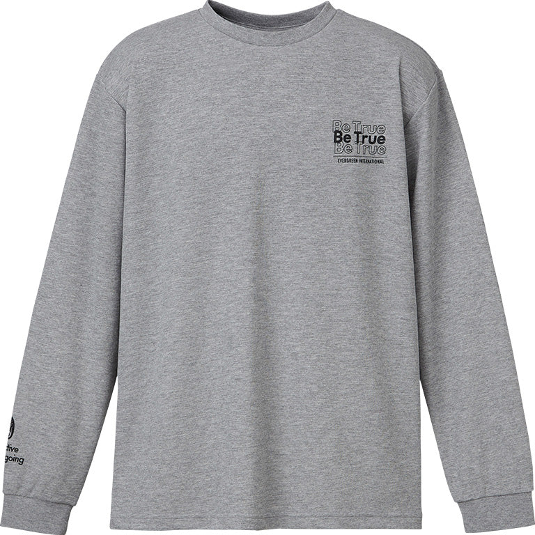 B-TRUE Drymix Long Sleeve T-Shirt Type 1 - EVERGREEN