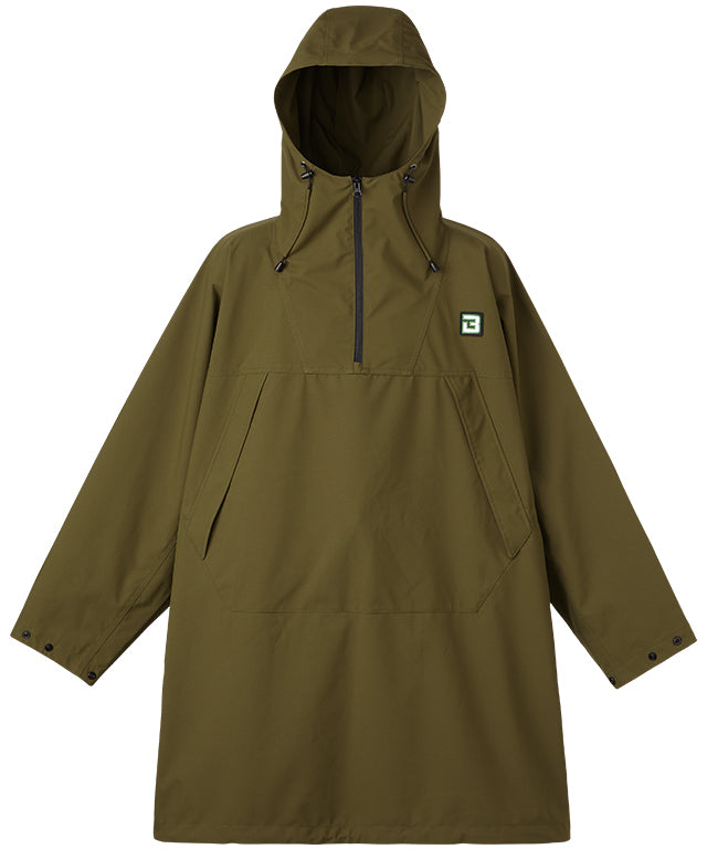 B-TRUE Anorak Poncho - EVERGREEN