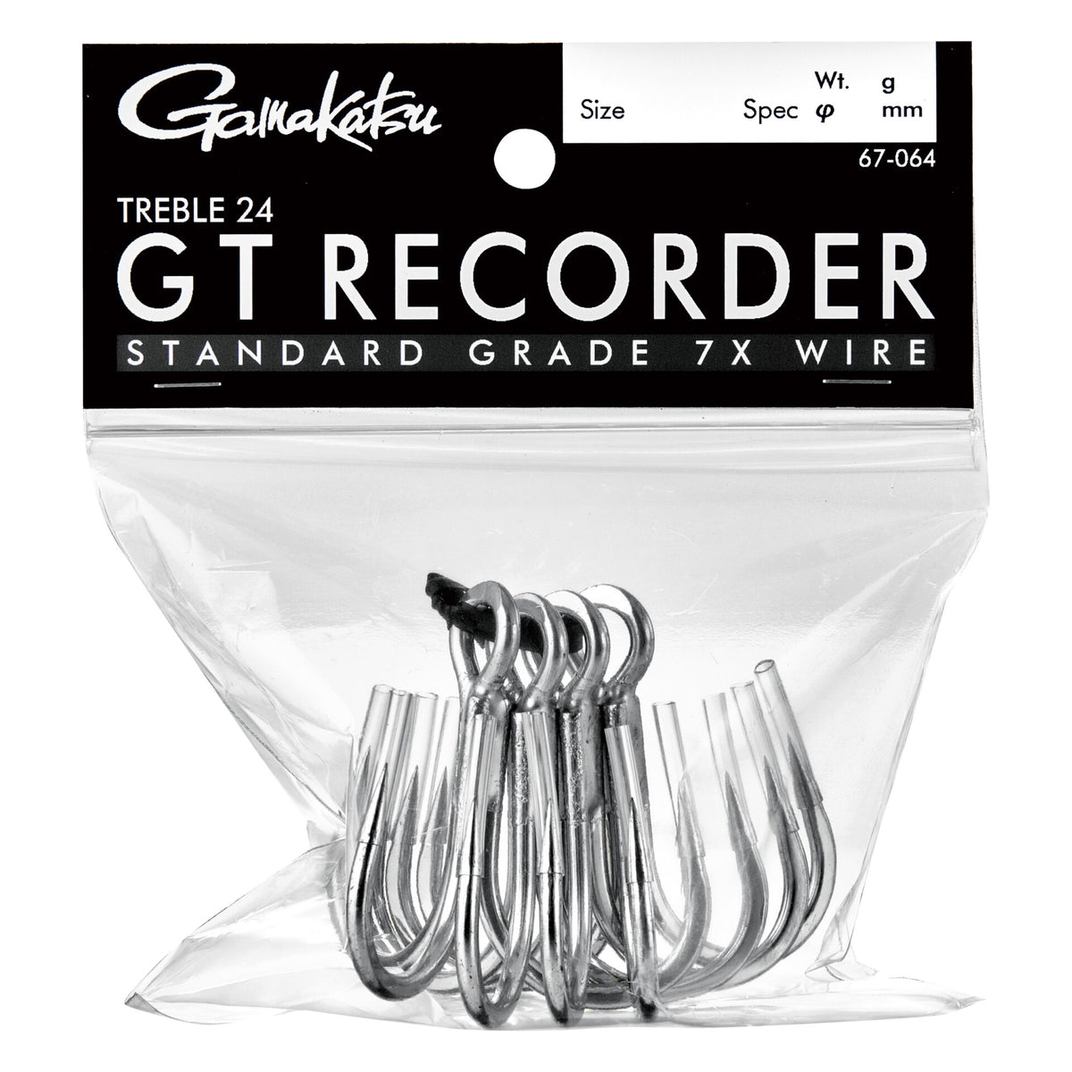 TREBLE 24 GT Recorder - Gamakatsu