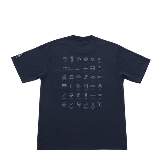 40 th Anniversary T-Shirt S Navy (2025 Year Limited Edition) - UNIFLAME