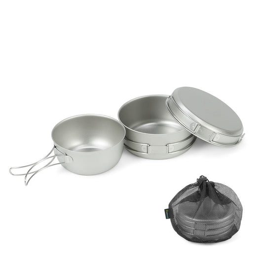 Titanium cooker 3-piece set (with case) - Belmont