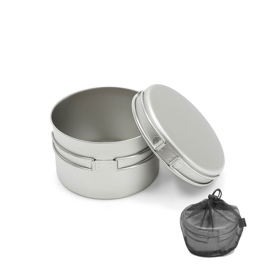 Titanium Cooker, Deep Type (M) (with Case) - Belmont