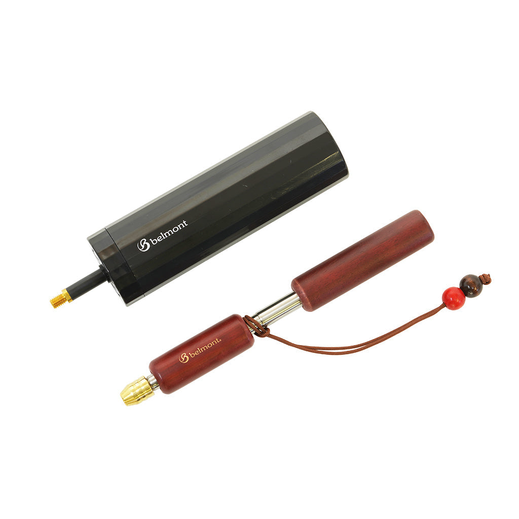 Bonfire Blowpipe Dark Brown with Pump - Belmont