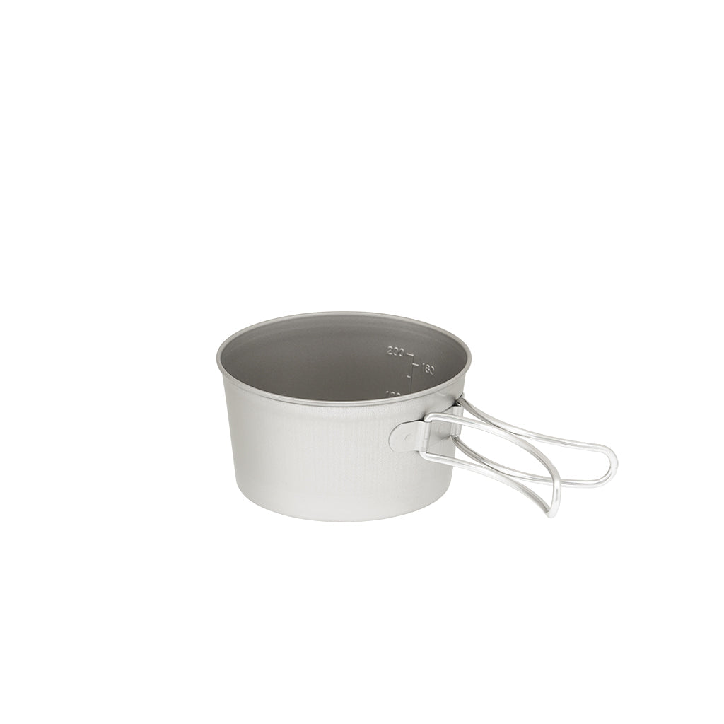 Titanium Sierra Cup Deep Type 250 Fold Handle (with Graduations) - Belmont