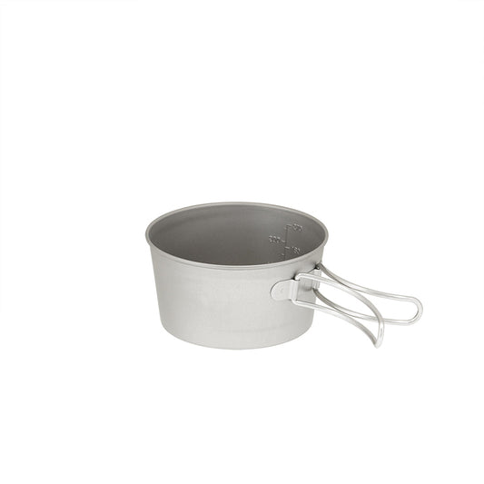 Titanium Sierra Cup Deep Type 350 Fold Handle (with Graduations) - Belmont
