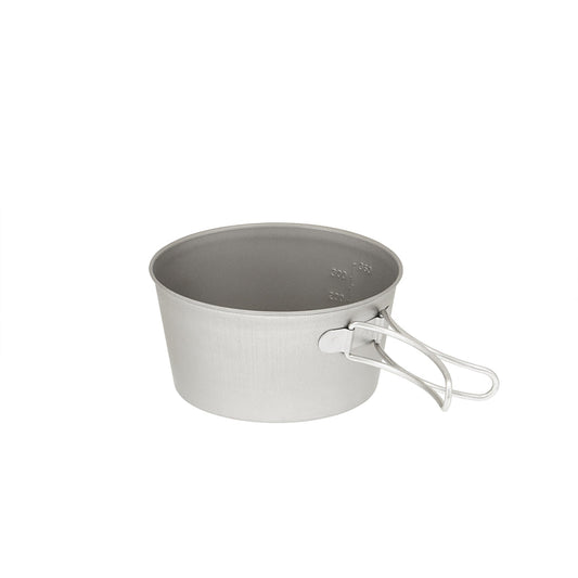 Titanium Sierra Cup Deep Type 480 Fold Handle (with Graduations) - Belmont