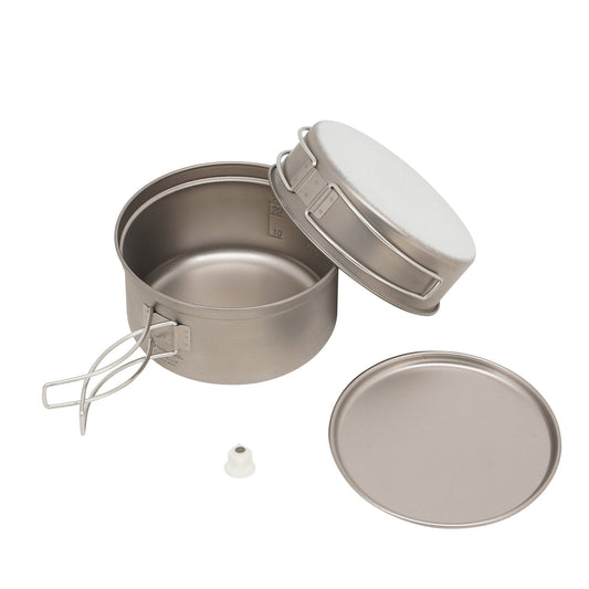 Titanium Trail Cooker 1000 Aluminum Spray Coating (with case) - Belmont