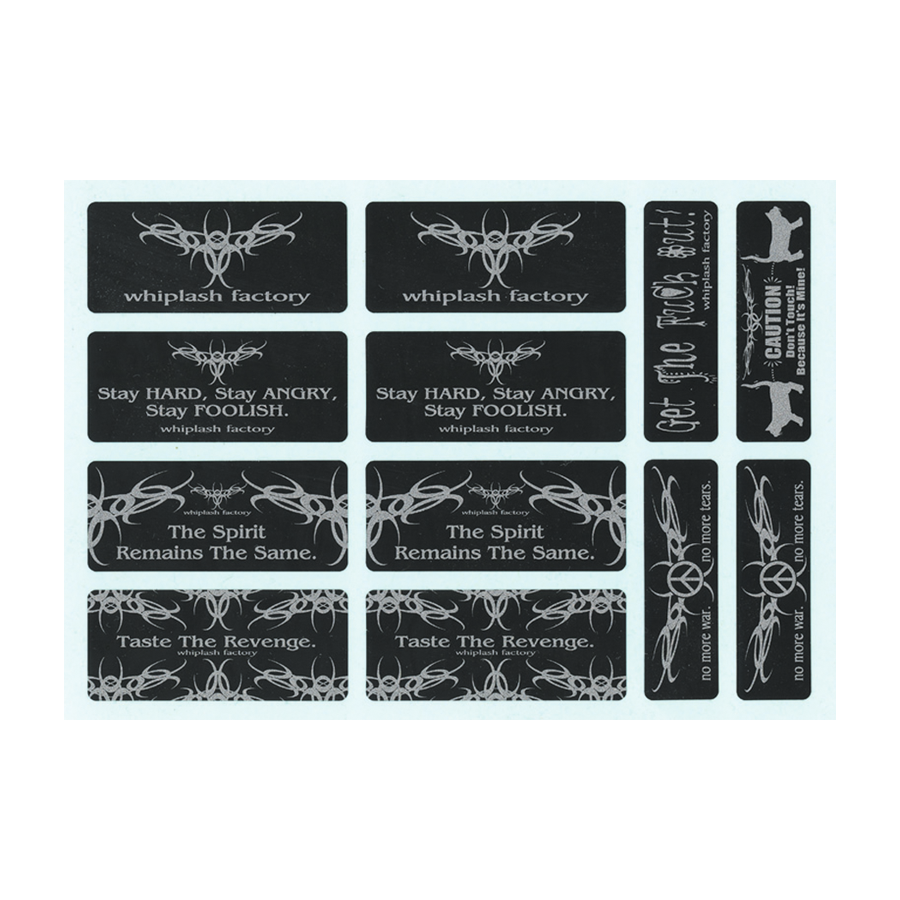Whiplash Factory WHIPLASH MINI STICKER KIT - Valleyhill