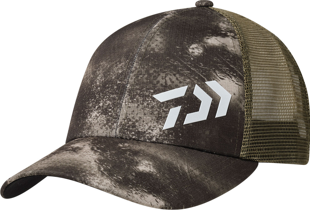 DC-6624 3D Logo Half Mesh Cap - DAIWA