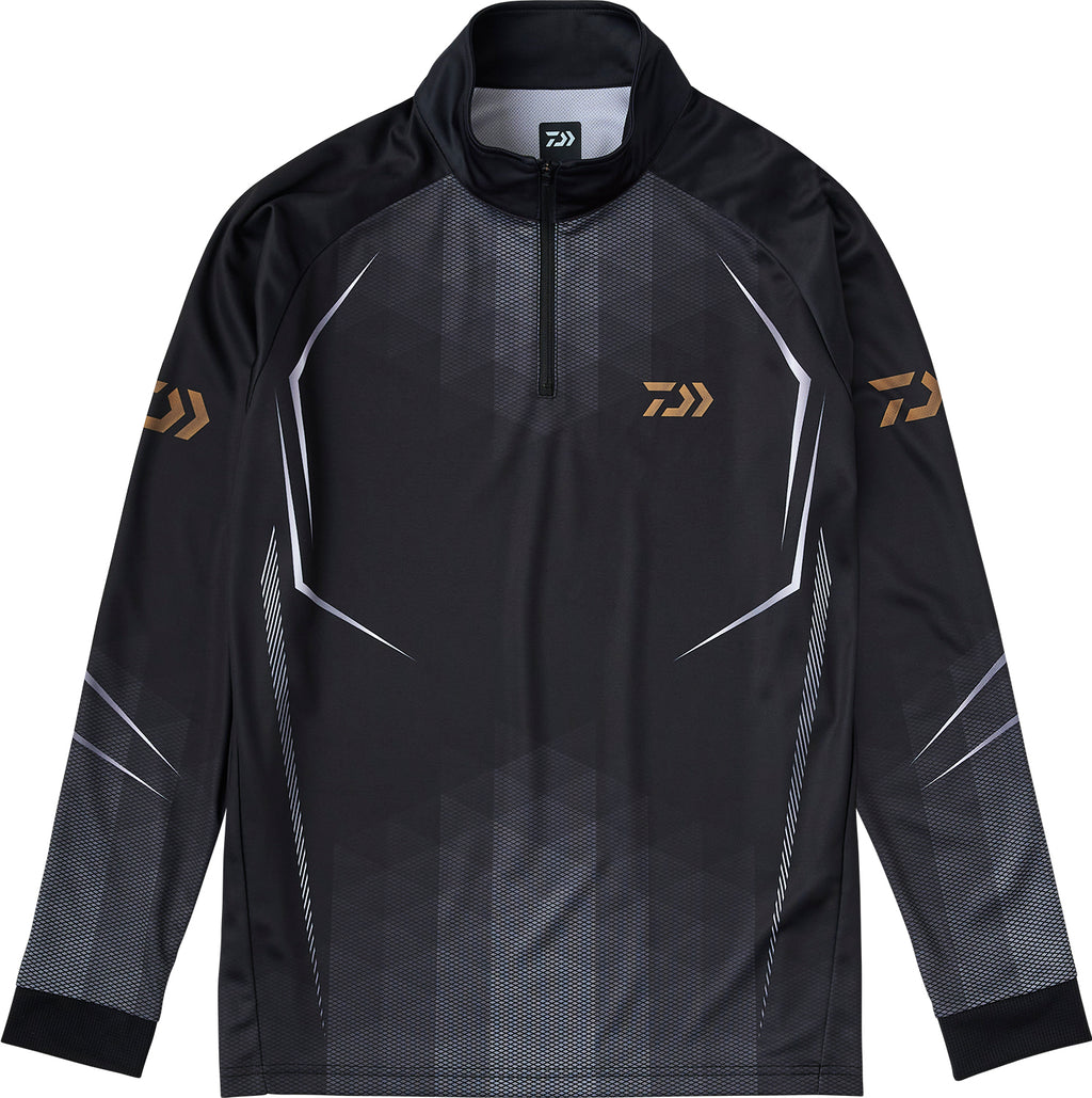 DE-7525 Long Sleeve Half-Zip Shirt - DAIWA