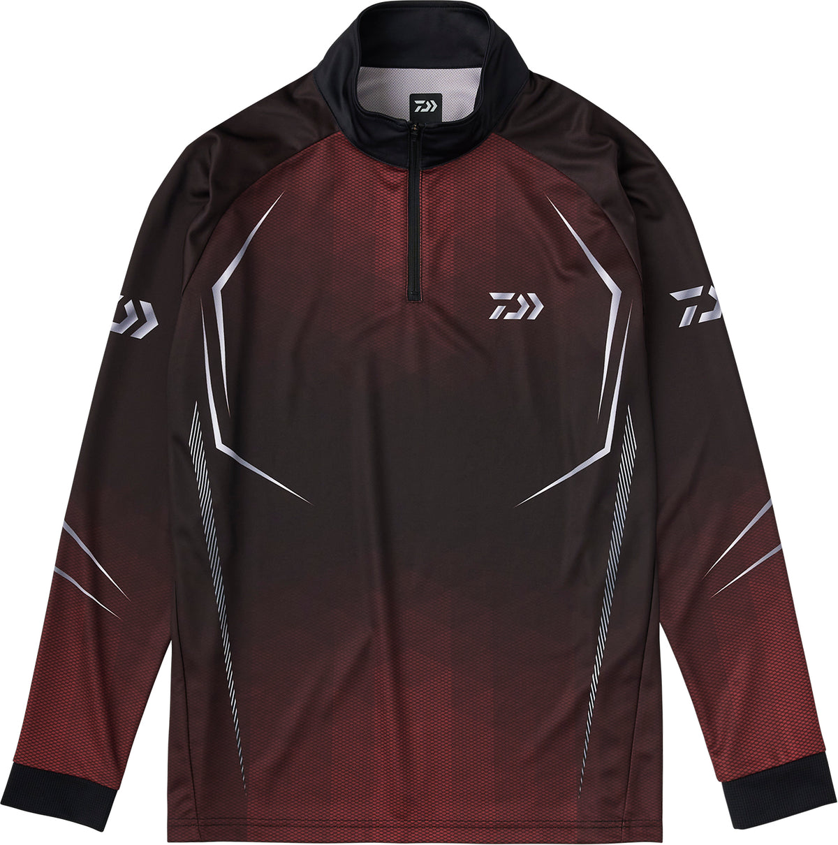 DE-7525 Long Sleeve Half-Zip Shirt - DAIWA