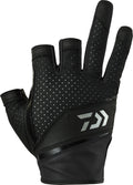 DG-2225 Synthetic Leather Gloves 3-Finger Cut - DAIWA