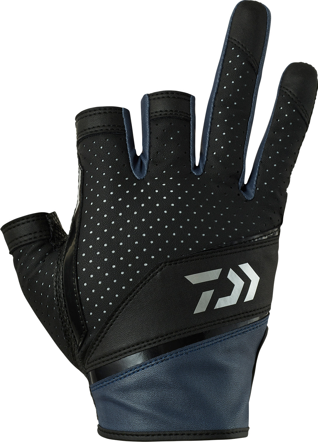 DG-2225 Synthetic Leather Gloves 3-Finger Cut - DAIWA