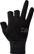 DG-8025W Windproof Strapless Gloves 3-Finger Cut - DAIWA