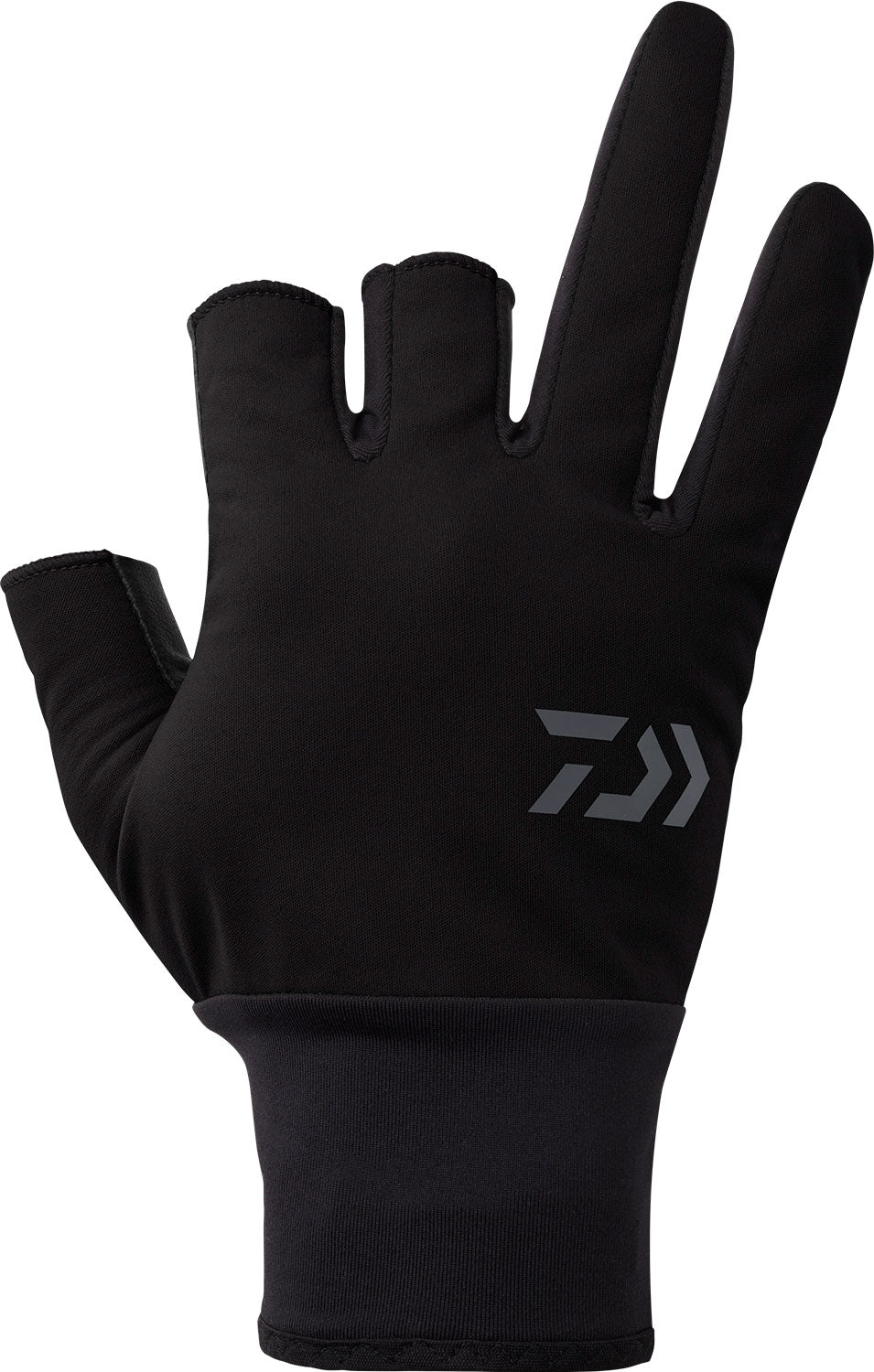 DG-8025W Windproof Strapless Gloves 3-Finger Cut - DAIWA