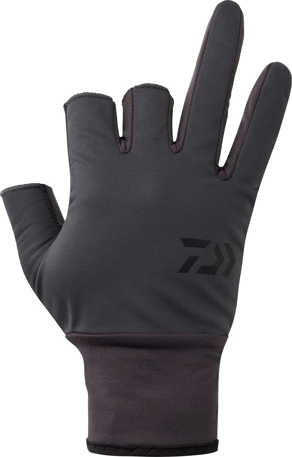 DG-8025W Windproof Strapless Gloves 3-Finger Cut - DAIWA