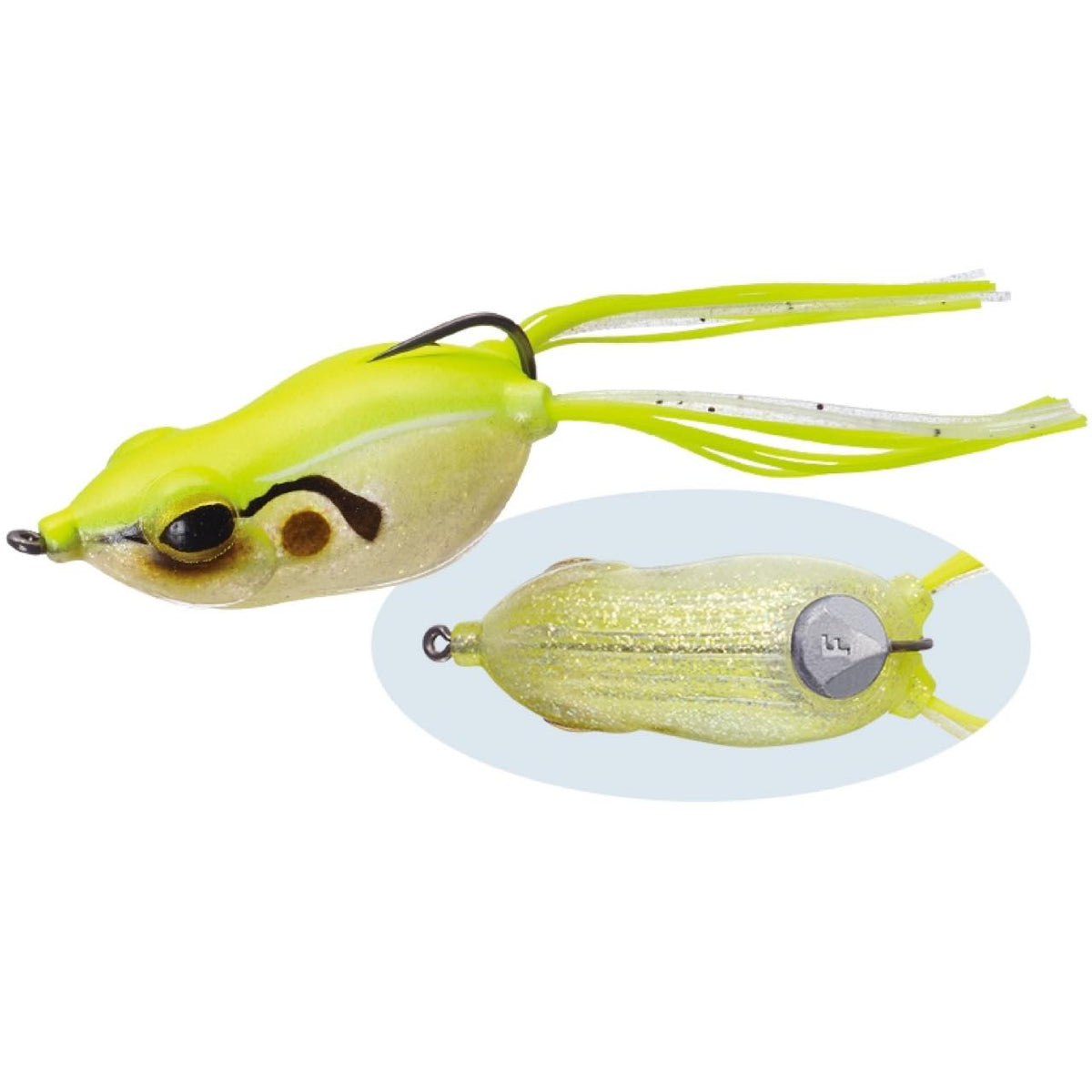Combat Lures Kicker Frog Jr. - EVERGREEN