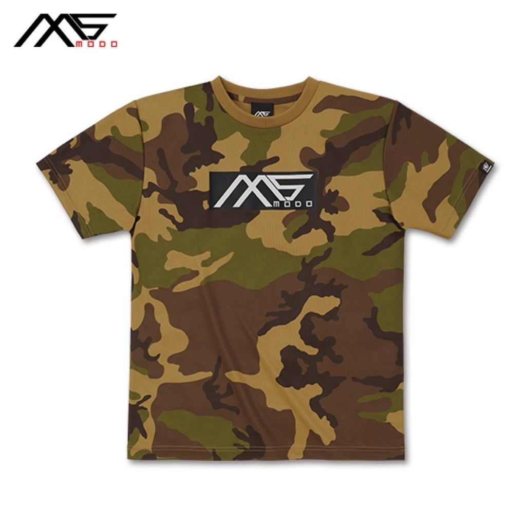 MS-modo Camouflage Dry T-Shirt - EVERGREEN