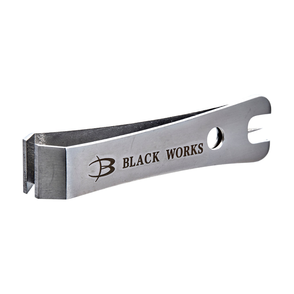 Line Cutter & Needle Straight Blade BLACK WORKS - Gamakatsu