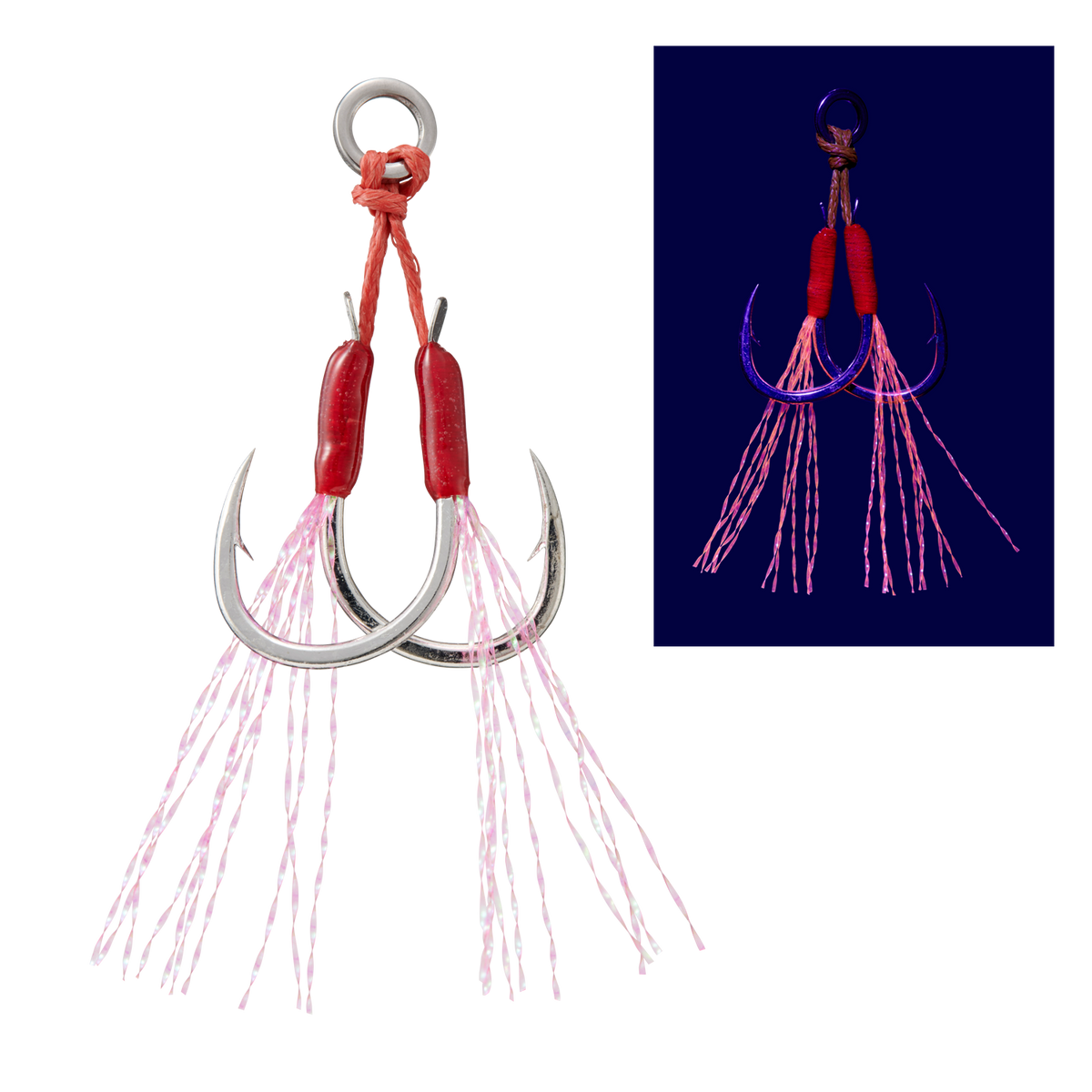 JIGPARA ASSIST SHORT UV TINSEL - Major Craft