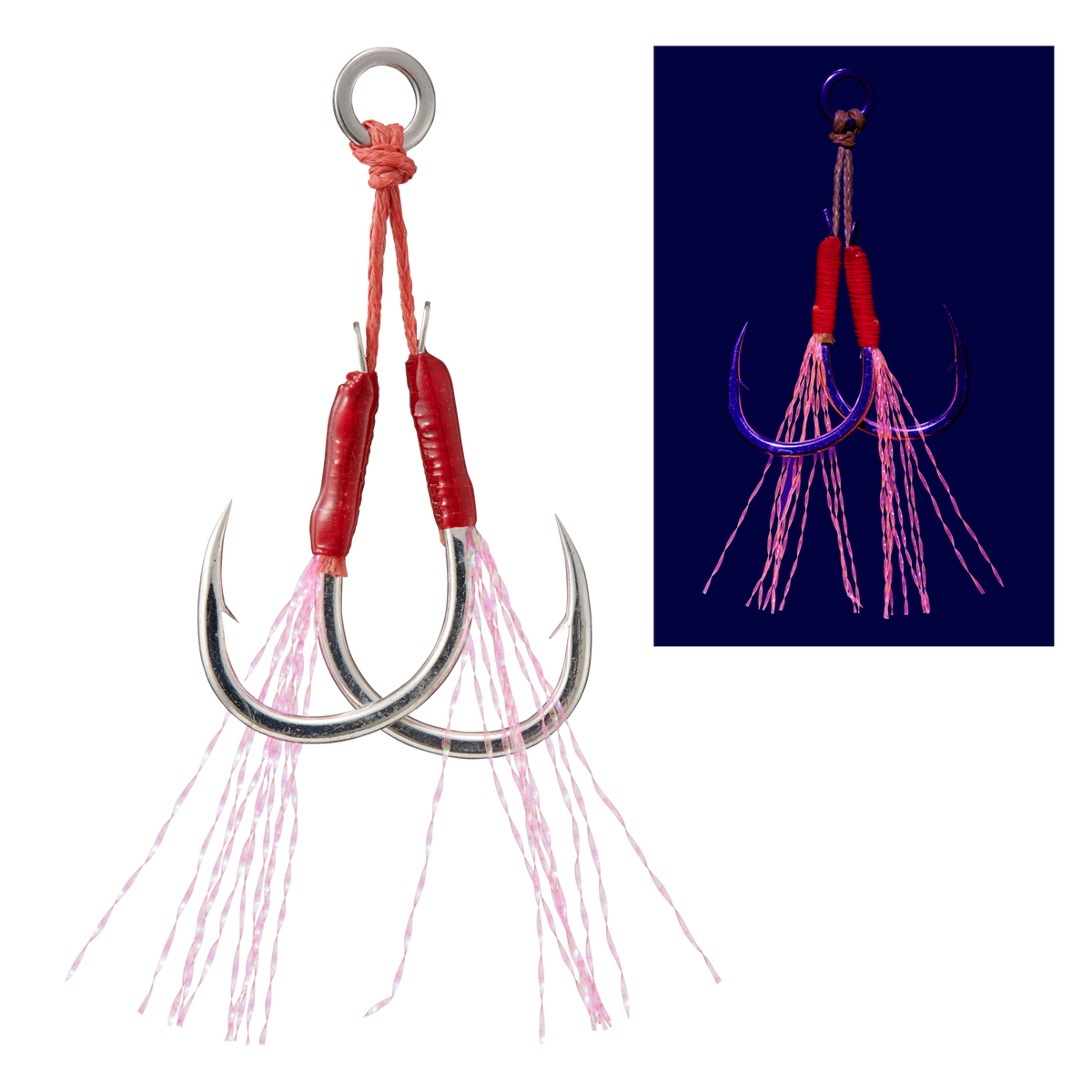 JIGPARA ASSIST SHORT UV TINSEL - Major Craft
