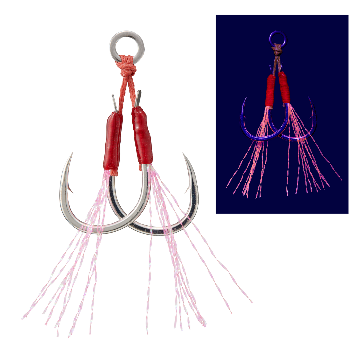 JIGPARA ASSIST SHORT UV TINSEL - Major Craft
