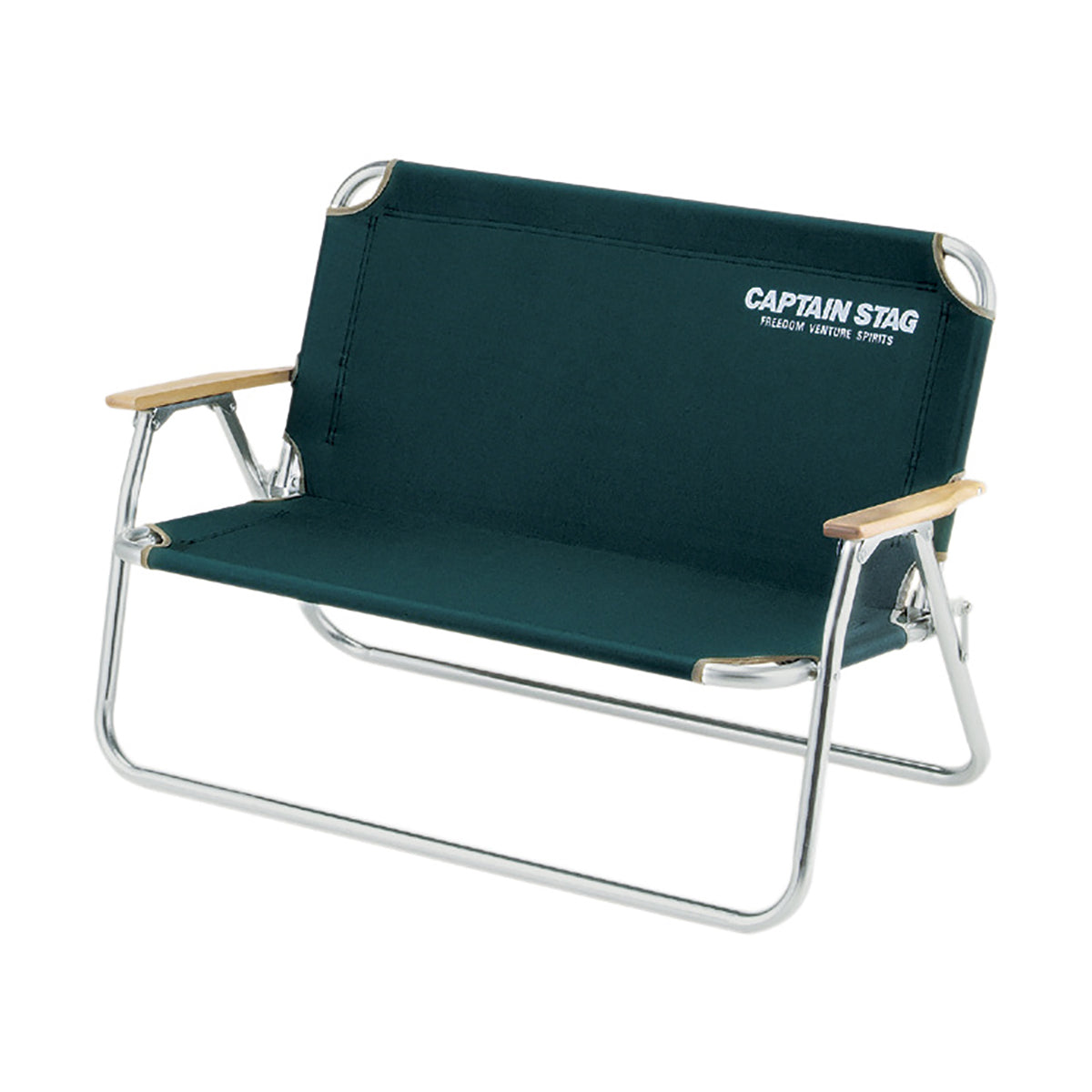 CS Aluminum Bench with Backrest (M-3882) - Captain Stag