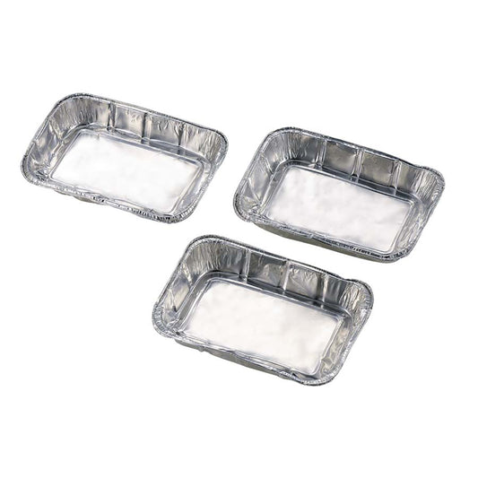 Aluminum Smoke Tray 19×14cm 3-Pack (M-6527) - Captain Stag