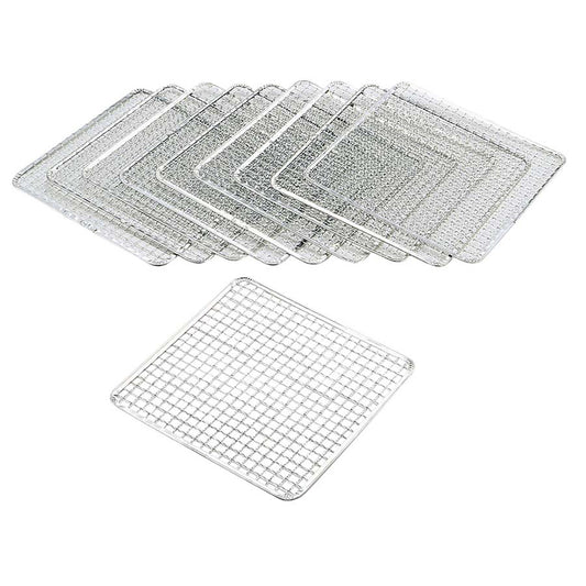 Sumiyaki Ichiban Multipurpose Square Cooking Grate 250×250mm10-Pack (M-6578) - Captain Stag