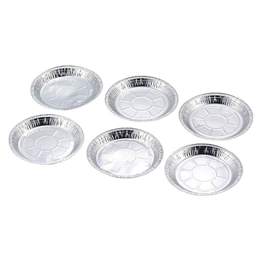 Aluminum BBQ Serving Plate 20cm 6-Pack (M-6648) - Captain Stag