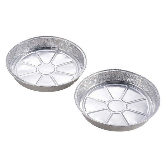 Aluminum BBQ Deep Plate 28.5cm 2-Pack (M-6656) - Captain Stag