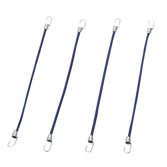 Mini Stretch Cord 27cm×4mm 4-Pack Hook with 2 Ice Packs (M-8294) - Captain Stag