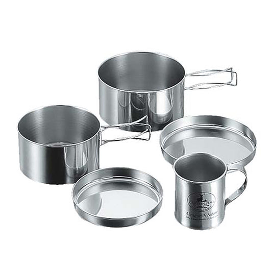 Camping Stainless Steel Dinnerware Mug Set (M-8578) - Captain Stag
