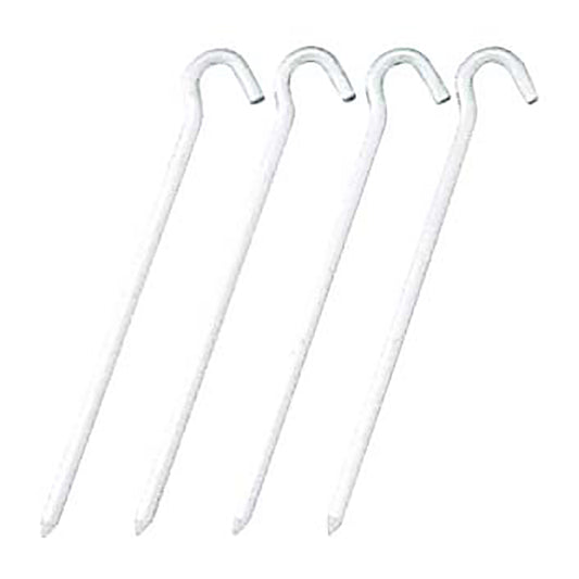 Aluminum Round-Bar Peg 18cm 4-Pack (M-8737) - Captain Stag