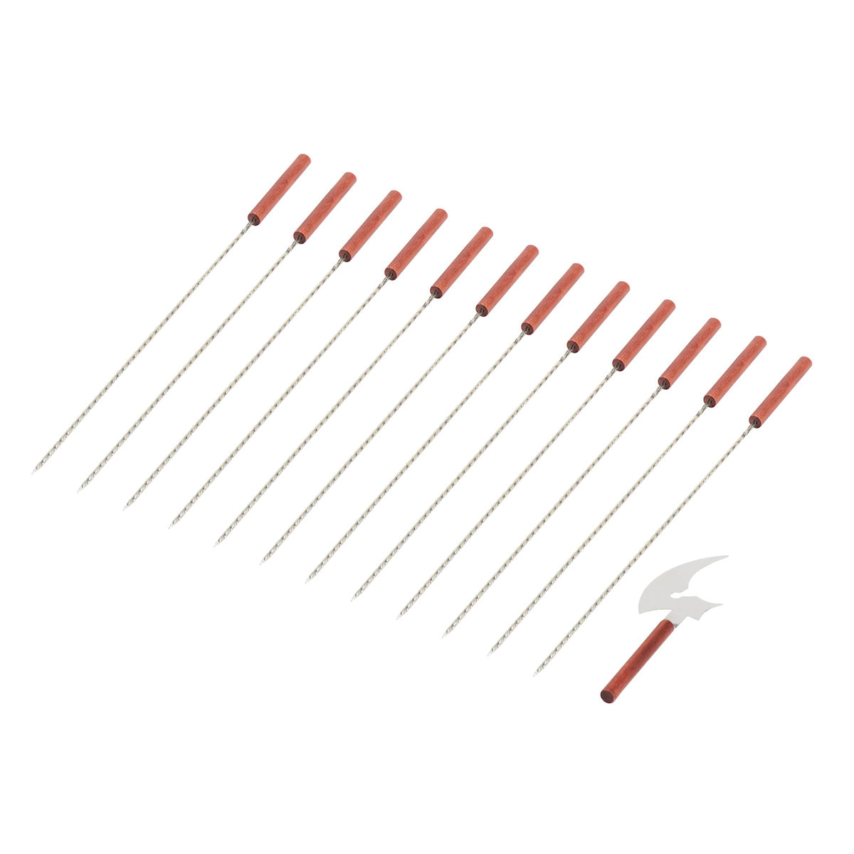 Barbecue Skewers / Skewer Remover 13-Piece Set (M-9098) - Captain Stag